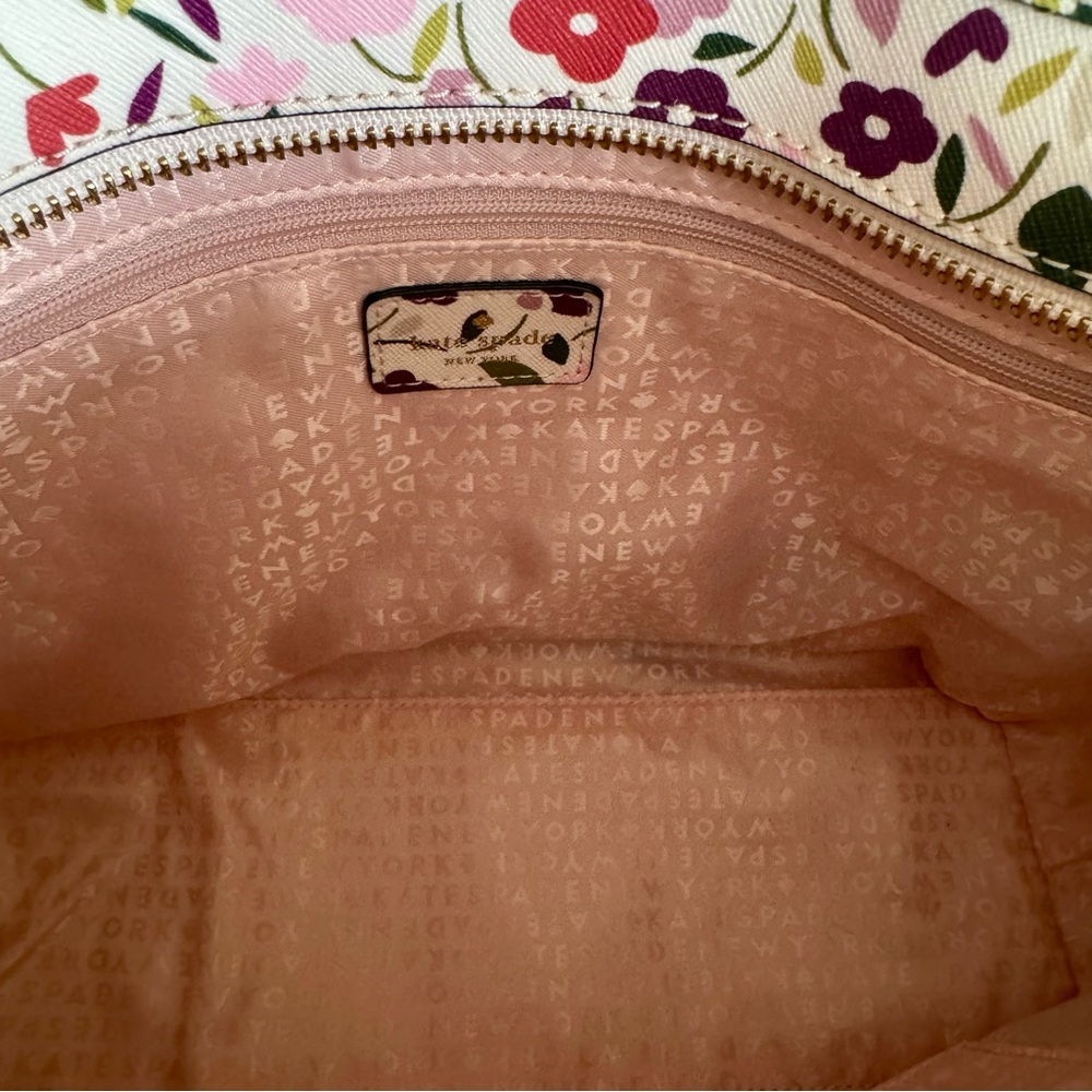 Kate Spade Laurel Way Boho Floral Medium Dally Bag EUC - Picture 11 of 14